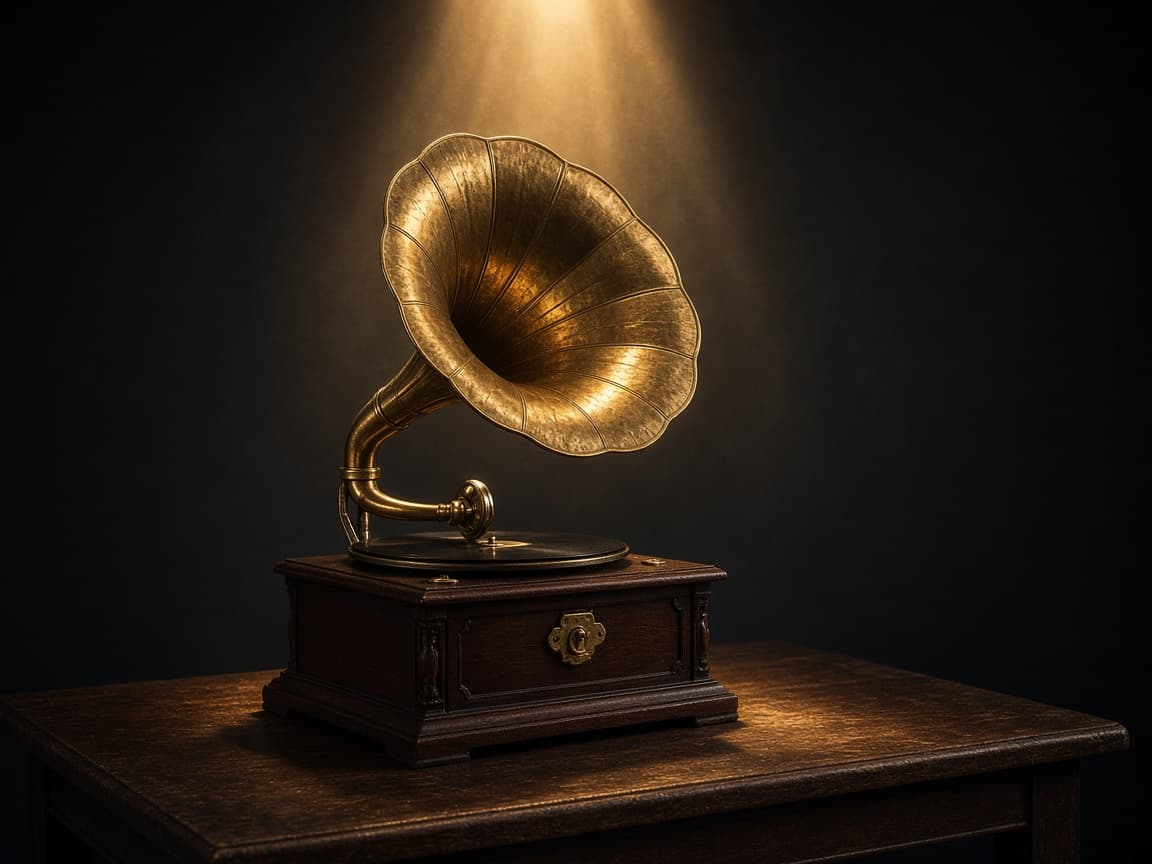 Vintage gramophone